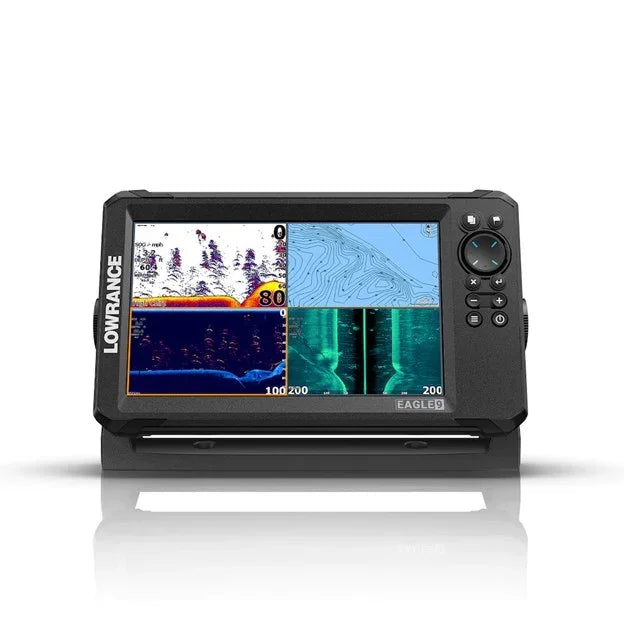 lowrance eagle fish finders Lowrance Eagle 9 with TripleShot™ HD Transducer and C-MAP DISCOVER™ On – Kayak Fishing Supplies