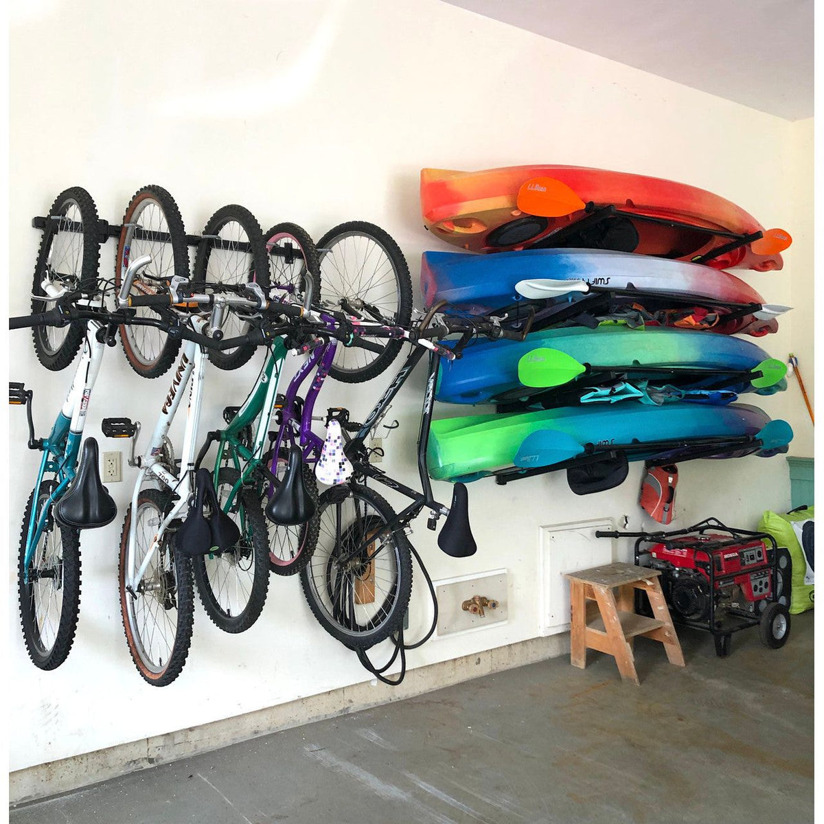 Indoor Wall Rack | 46 Inch Adjustable Height | Kayak & SUP