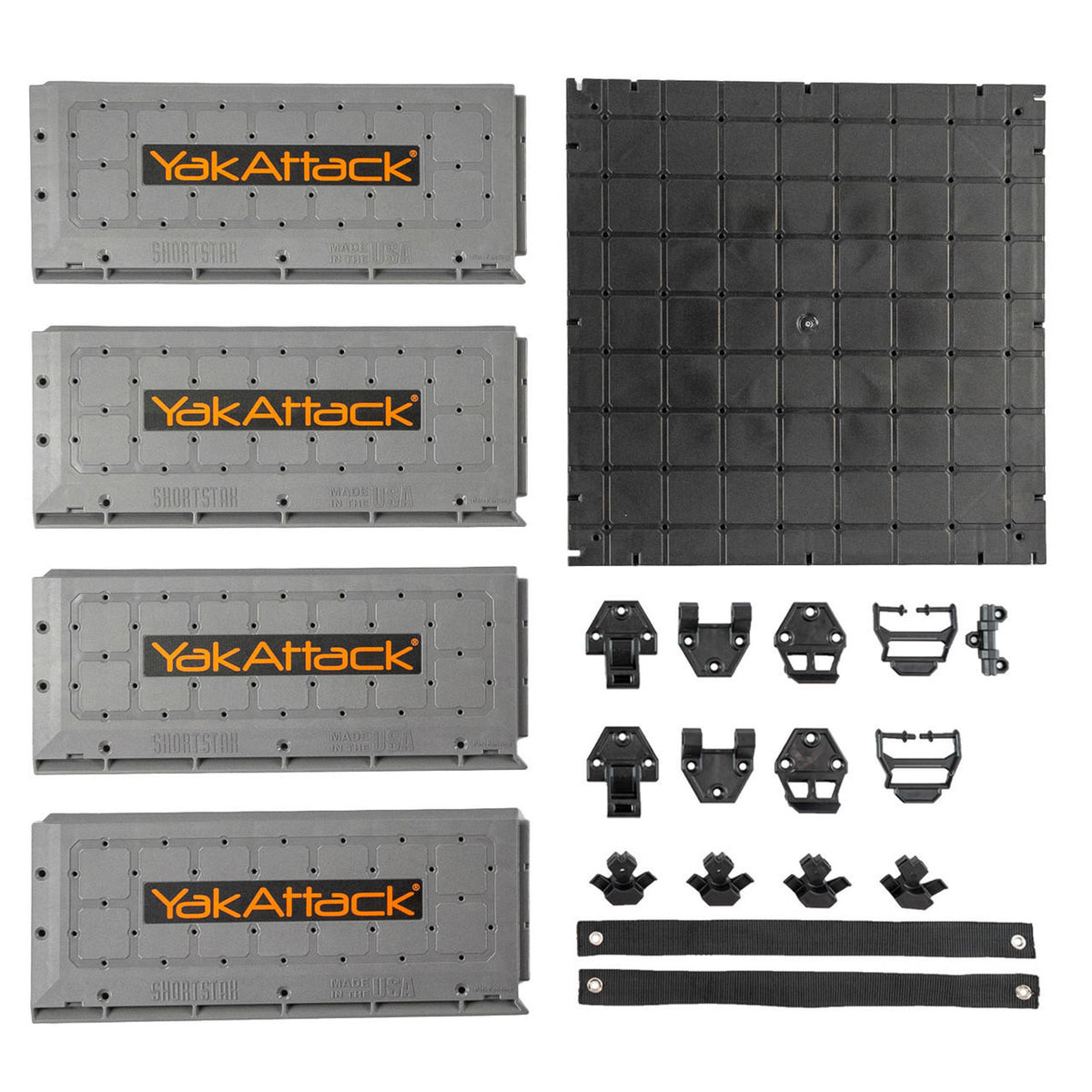 YakAttack 13x13 ShortStak Upgrade Kit for BlackPak Pro - Battleship Grey