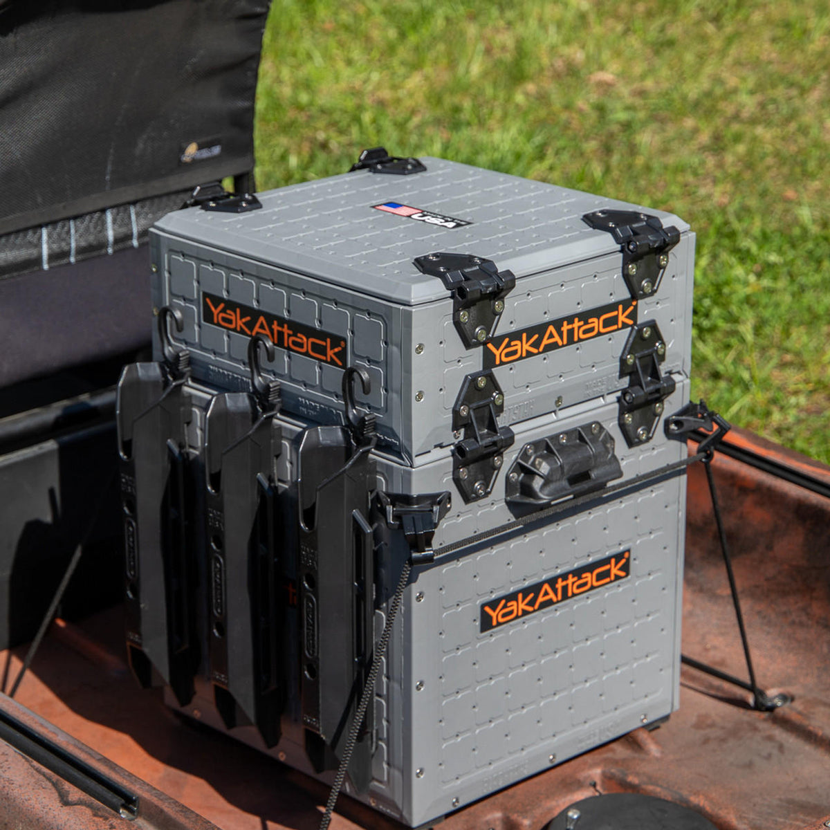 YakAttack 13x13 ShortStak Upgrade Kit for BlackPak Pro - Battleship Grey