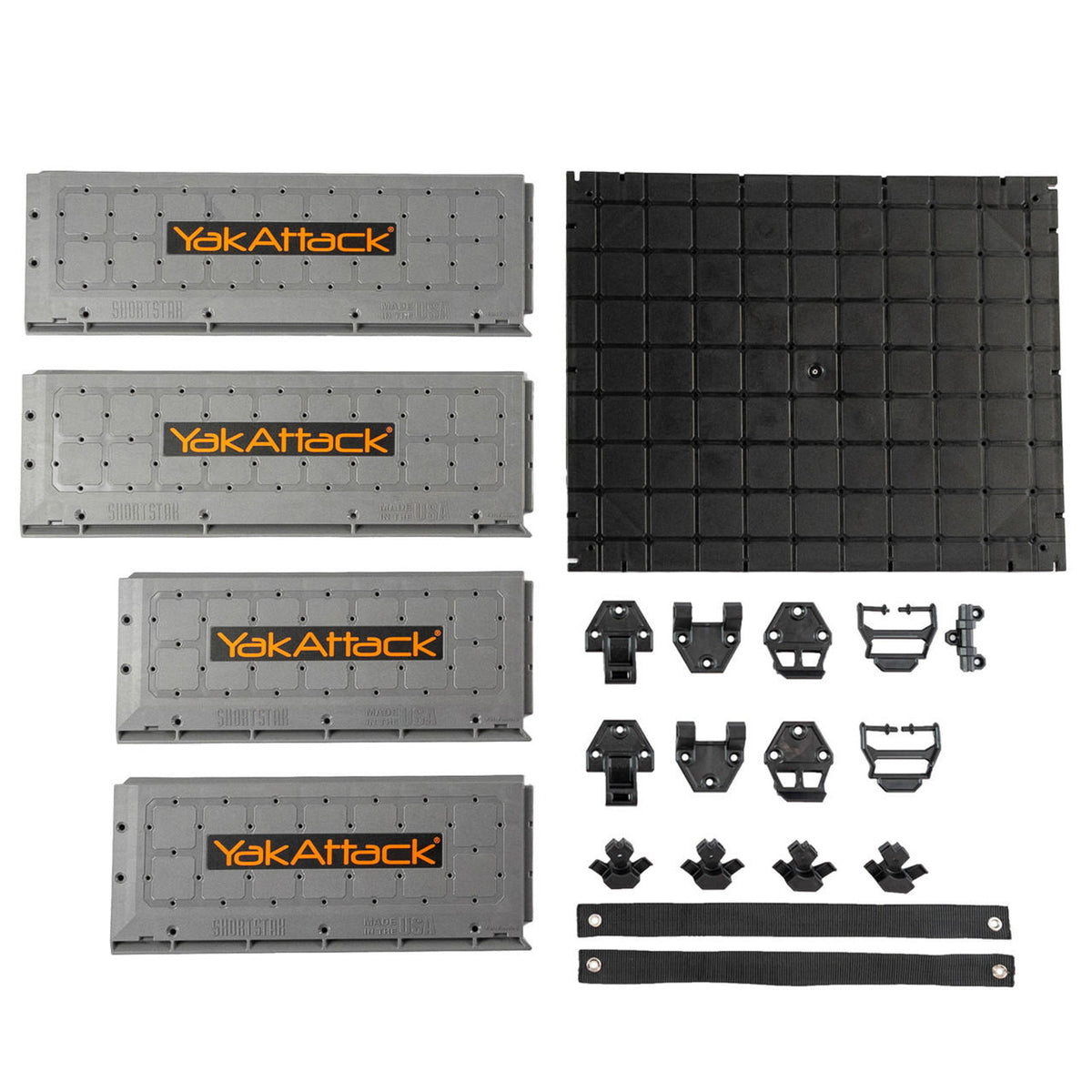 YakAttack 13x16 ShortStak Upgrade Kit for BlackPak Pro - Battleship Grey