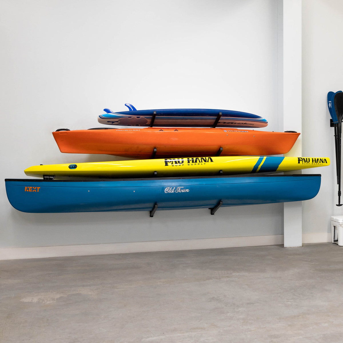 Indoor Wall Rack | 46 Inch Adjustable Height | Kayak & SUP
