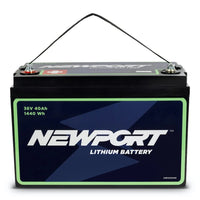 Newport Vessels 36V 40Ah Extended Range Lithium LiFePO4 Battery