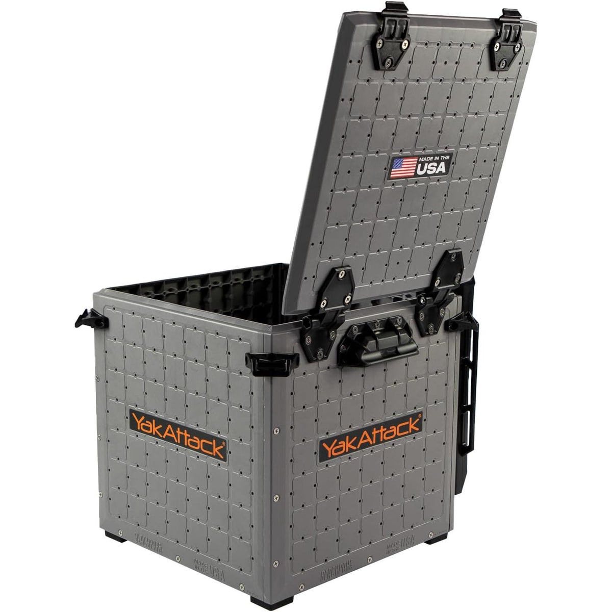 YakAttack BlackPak Pro Kayak Fishing Crate, Black
