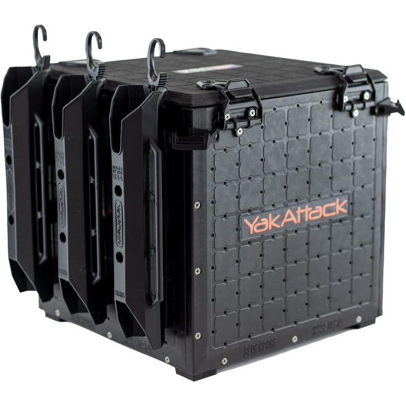 YakAttack BlackPak Pro Kayak Fishing Crate, Black
