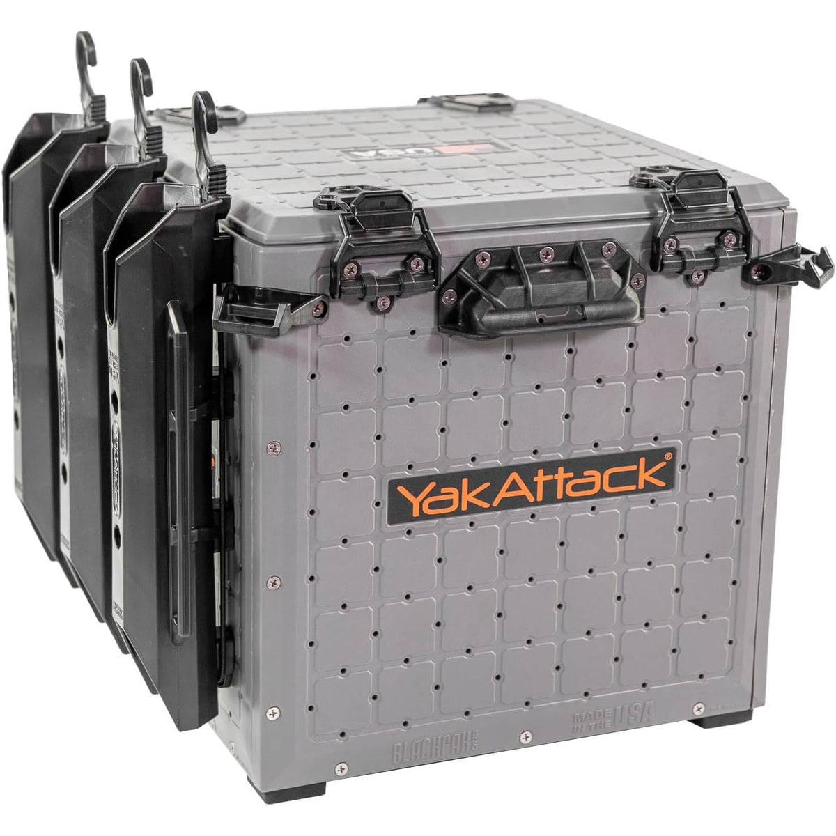 YakAttack BlackPak Pro Kayak Fishing Crate, Black