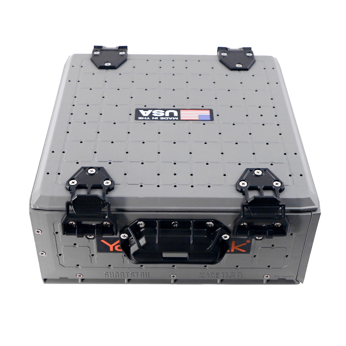 YakAttack ShortStak SOLO Storage Box 13" x 13", Battleship Grey