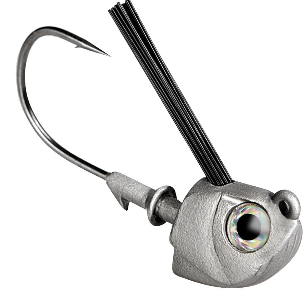 Warbaits Swimbait Head - Silver, 2pk