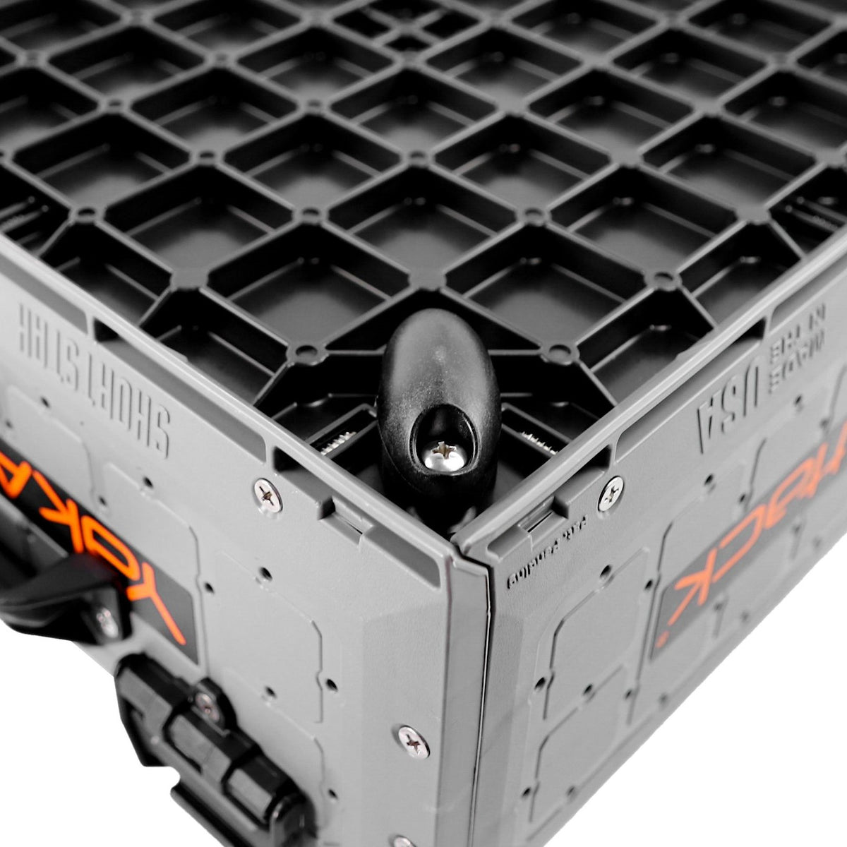 YakAttack ShortStak SOLO Storage Box 13" x 13", Battleship Grey