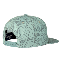 Bates Fishing Topo Hat - Green Camo