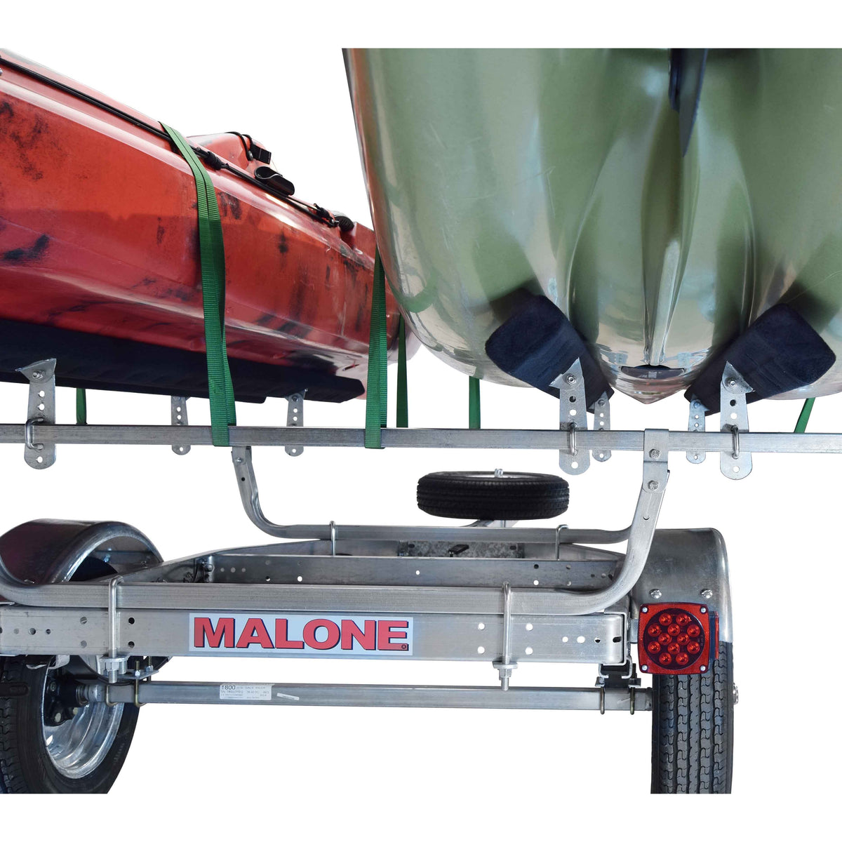 Malone MicroSport™ 2 Kayak Trailer W/ Bunks & Spare Tire