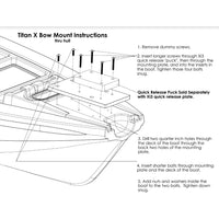 Native TitanX Bow Motor Mount