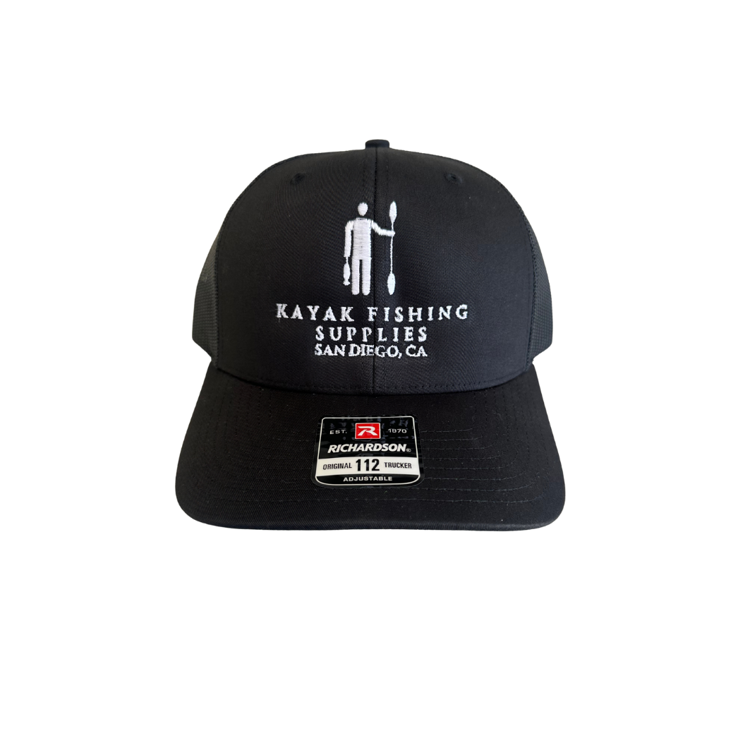 Kayak Fishing Supplies Logo Hats