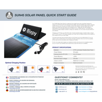 Bixpy SUN80 Waterproof Solar Panel