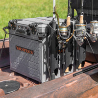 YakAttack BlackPak Pro Kayak Fishing Crate - 13 x 13 - Battleship Grey