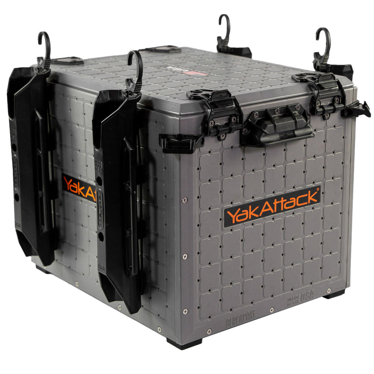 BlackPak Pro Kayak Fishing Crate - 13" x 16" - Battleship Grey