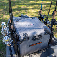BlackPak Pro Kayak Fishing Crate - 16" x 16" - Battleship Grey