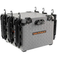BlackPak Pro Kayak Fishing Crate - 16" x 16" - Battleship Grey