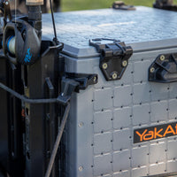 BlackPak Pro Kayak Fishing Crate - 16" x 16" - Battleship Grey
