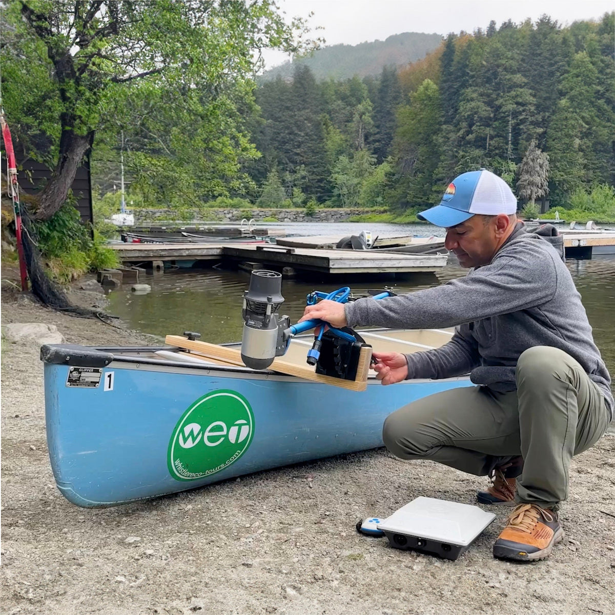 Canoe Motor Mounting Plate