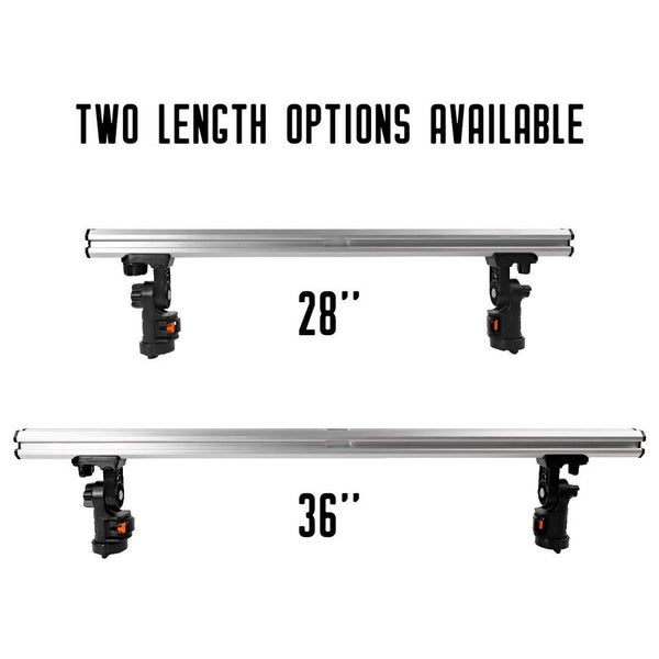 YakAttack Command Center CrossBar w/ Track Mounted LockNLoad™ System