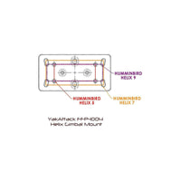 YakAttack Humminbird Helix® Fish Finder Mount with Track Mounted LockNLoad™ Base