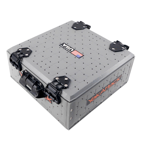 YakAttack ShortStak SOLO Storage Box 13" x 13", Battleship Grey