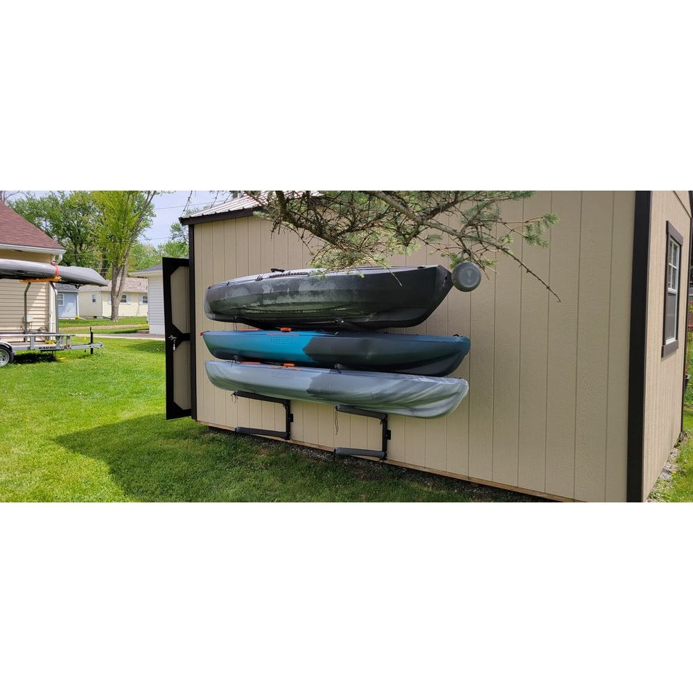 Outdoor Wall Rack | 46 Inch Adjustable Height | Kayak & SUP