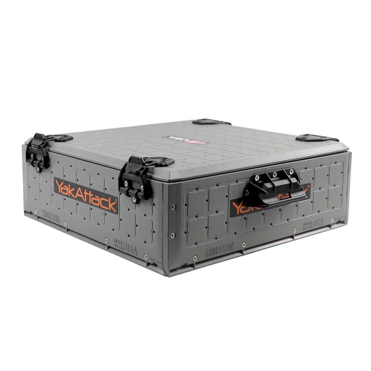 YakAttack ShortStak SOLO Storage Box 16" x 16", Battleship Grey 1 / 9
