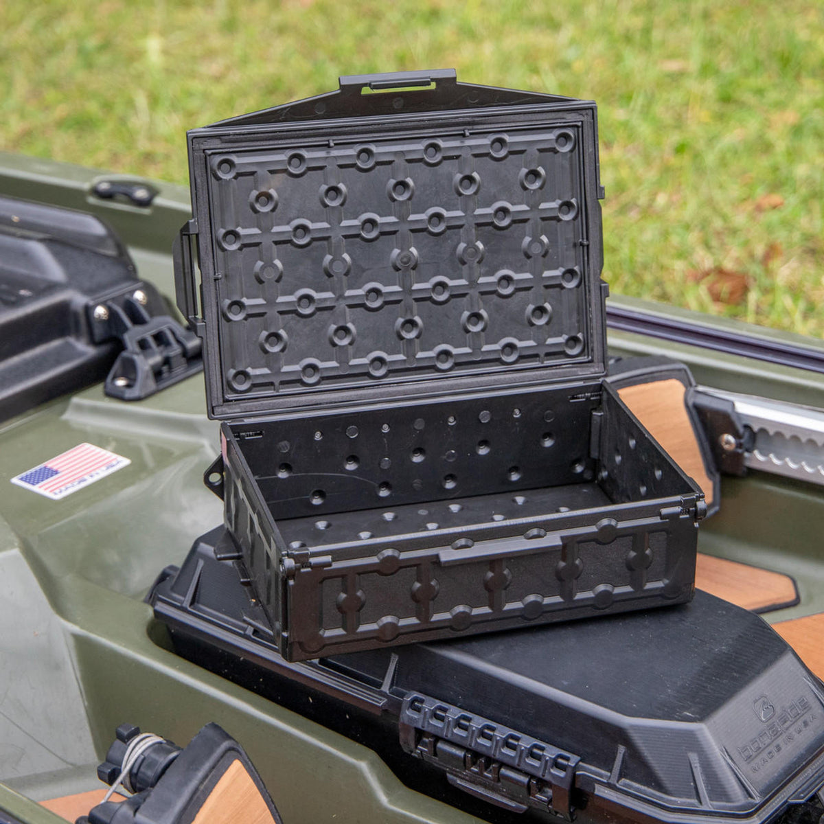 YakAttack TracPak Stackable Storage Box - Black