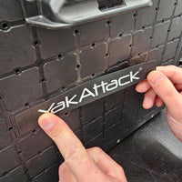 YakAttack BlackPak or TracPak Decal, Black/White