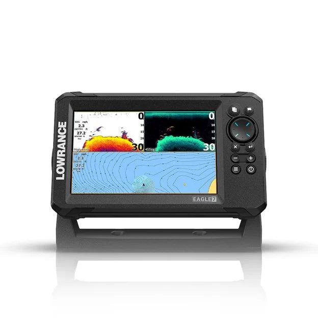 Lowrance Eagle 7 with SplitShot™ HD Transducer and C-MAP DISCOVER™ OnBoard