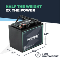 Newport Vessels 12V 30Ah Lithium LiFePO4 Battery