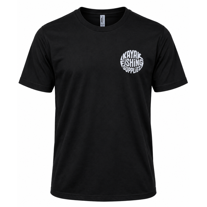 Kayak Fishing Supplies Logo Tee