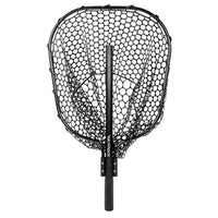 YakAttack Landing Net with 24” Long Telescoping Handle and Rubber Netting, 16" x 19"