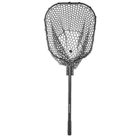 YakAttack Landing Net with 24” Long Telescoping Handle and Rubber Netting, 16" x 19"