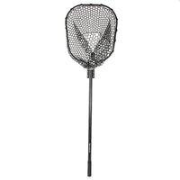 YakAttack Landing Net with 35.5” Long Telescoping Handle and Rubber Netting, 16" x 19"