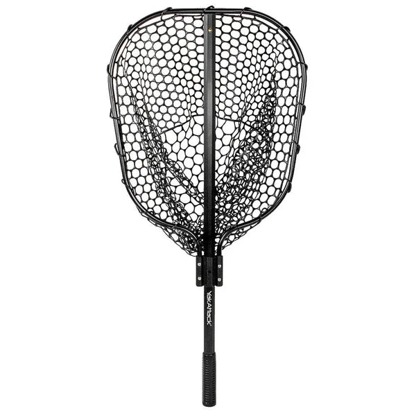 YakAttack Landing Net with 35.5” Long Telescoping Handle and Rubber Netting, 16" x 19"