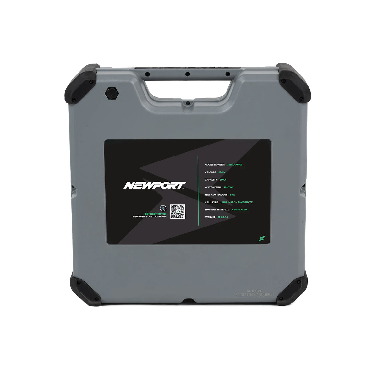 Newport 24V 50AH LoPro Lithium Lifepo4 Battery