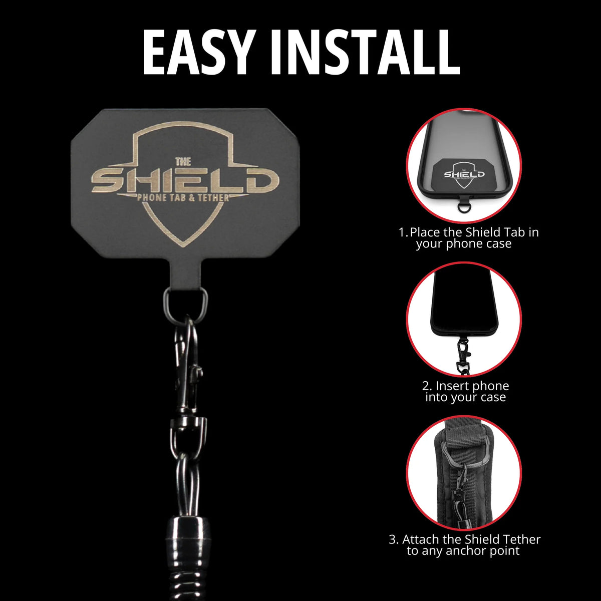 Rogue Shield Phone Tab & Tether