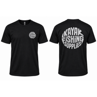 Kayak Fishing Supplies Logo Tee