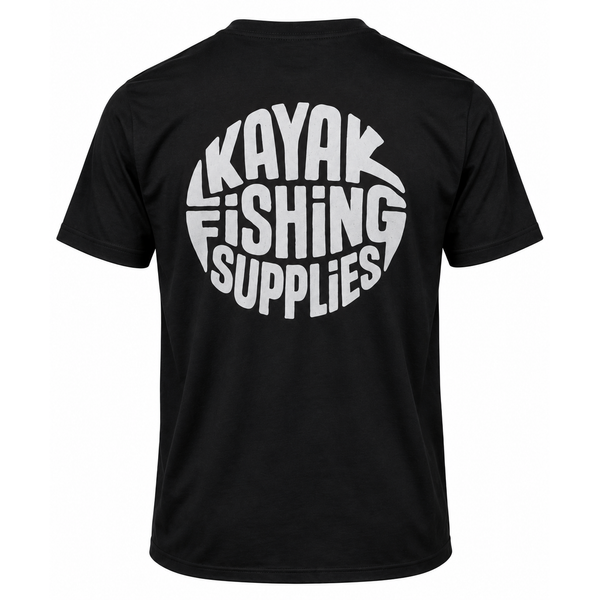 Kayak Fishing Supplies Logo Tee