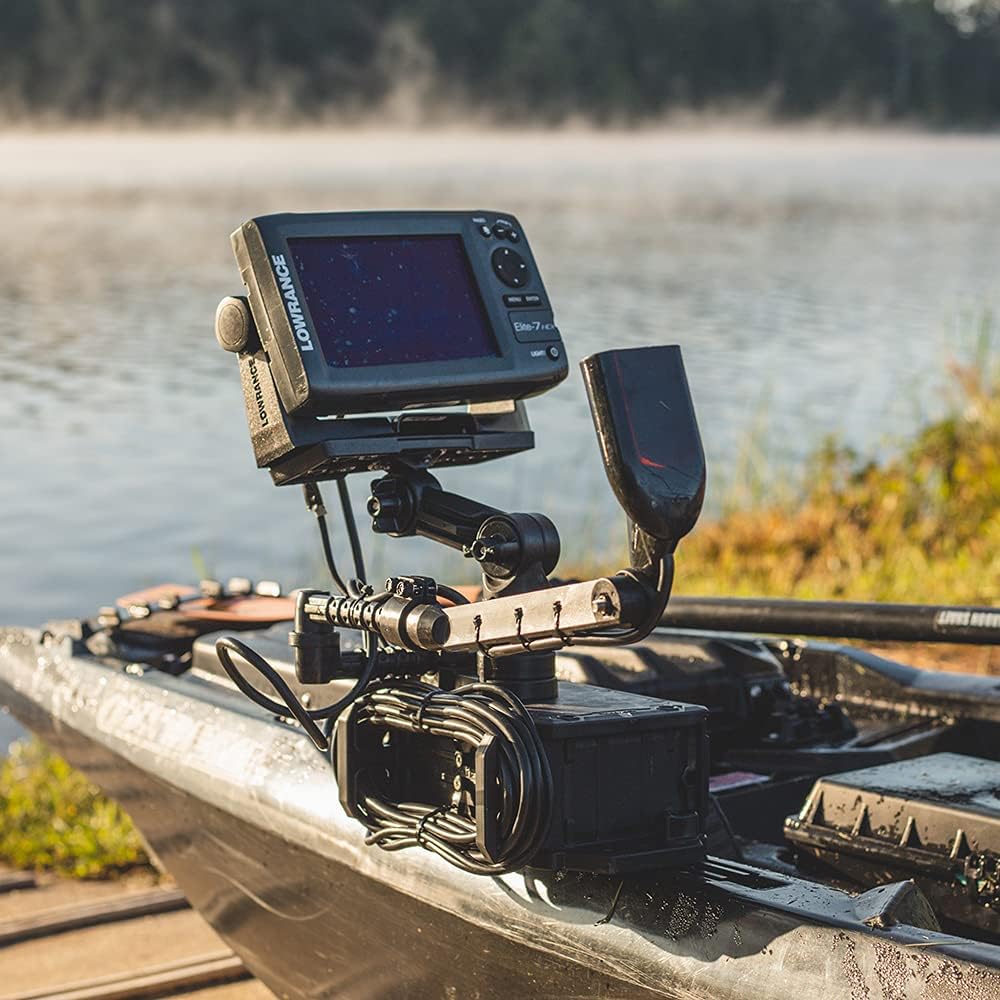 Fish Finder Mount W/LockNLoad Mounting System, Large Rectangular Base