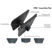 Nucanoe Transom Motor Plate