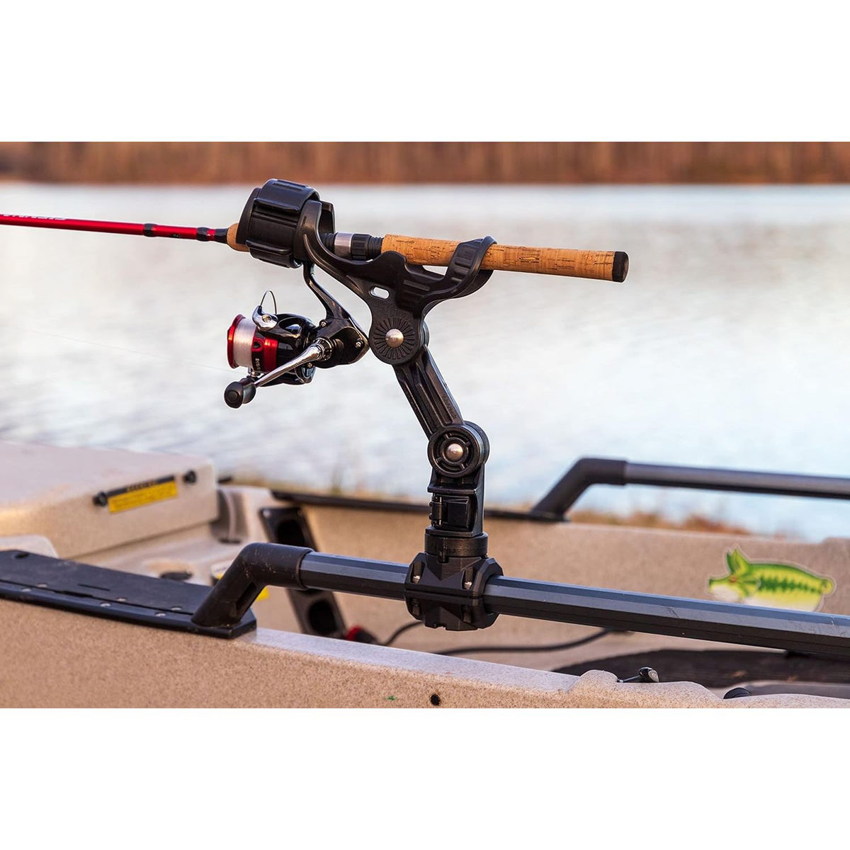 YakAttack MightyMount Duo Rail Adapter, Hobie H-Rail Base