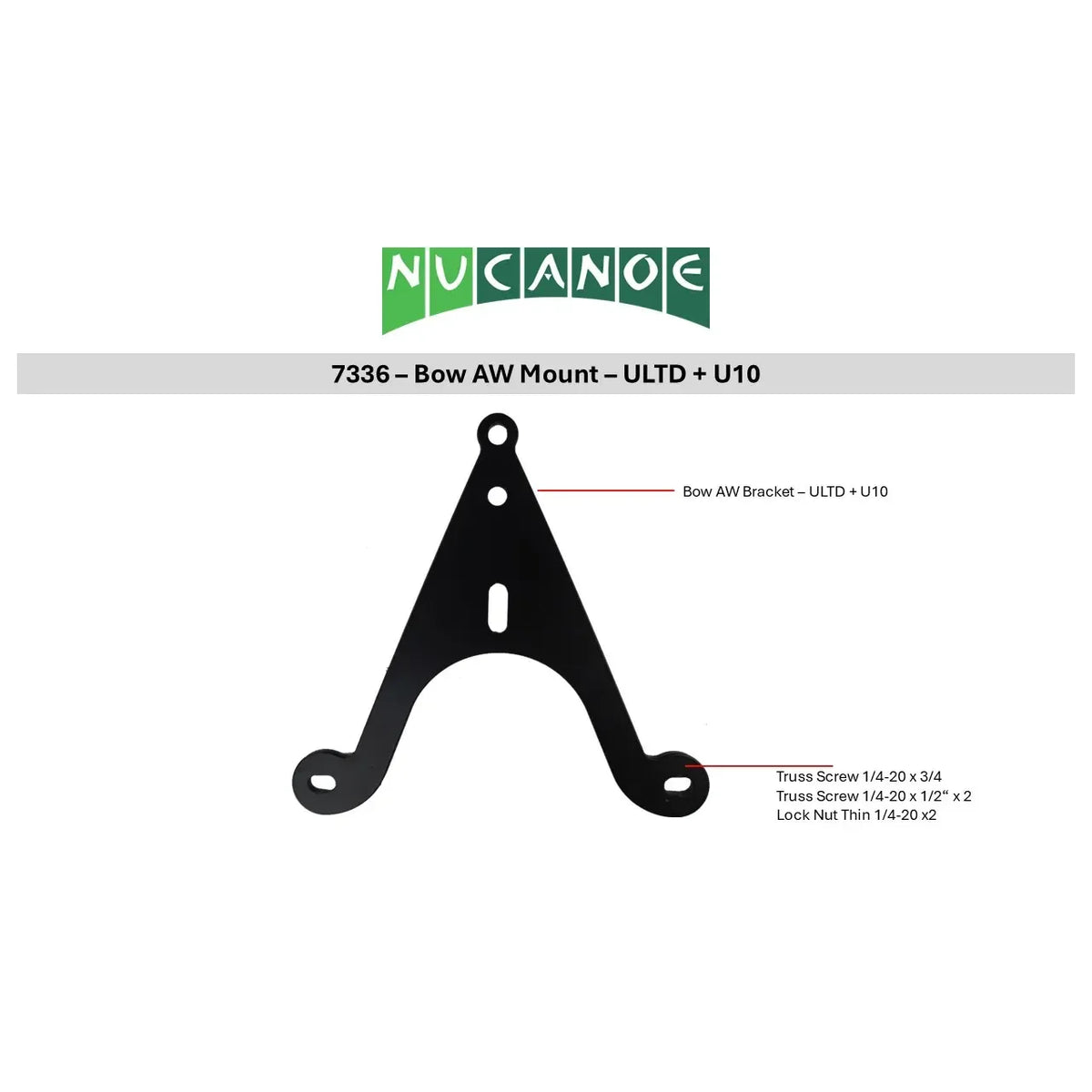 NuCanoe U10 Anchor Wizard Bracket