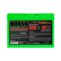 Norsk 12V 105AH Heated LIFEPO4 Lithium Battery