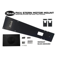 Ketch PA14 Kayak Stern Electric Motor Mount – Midnight Black Anodized