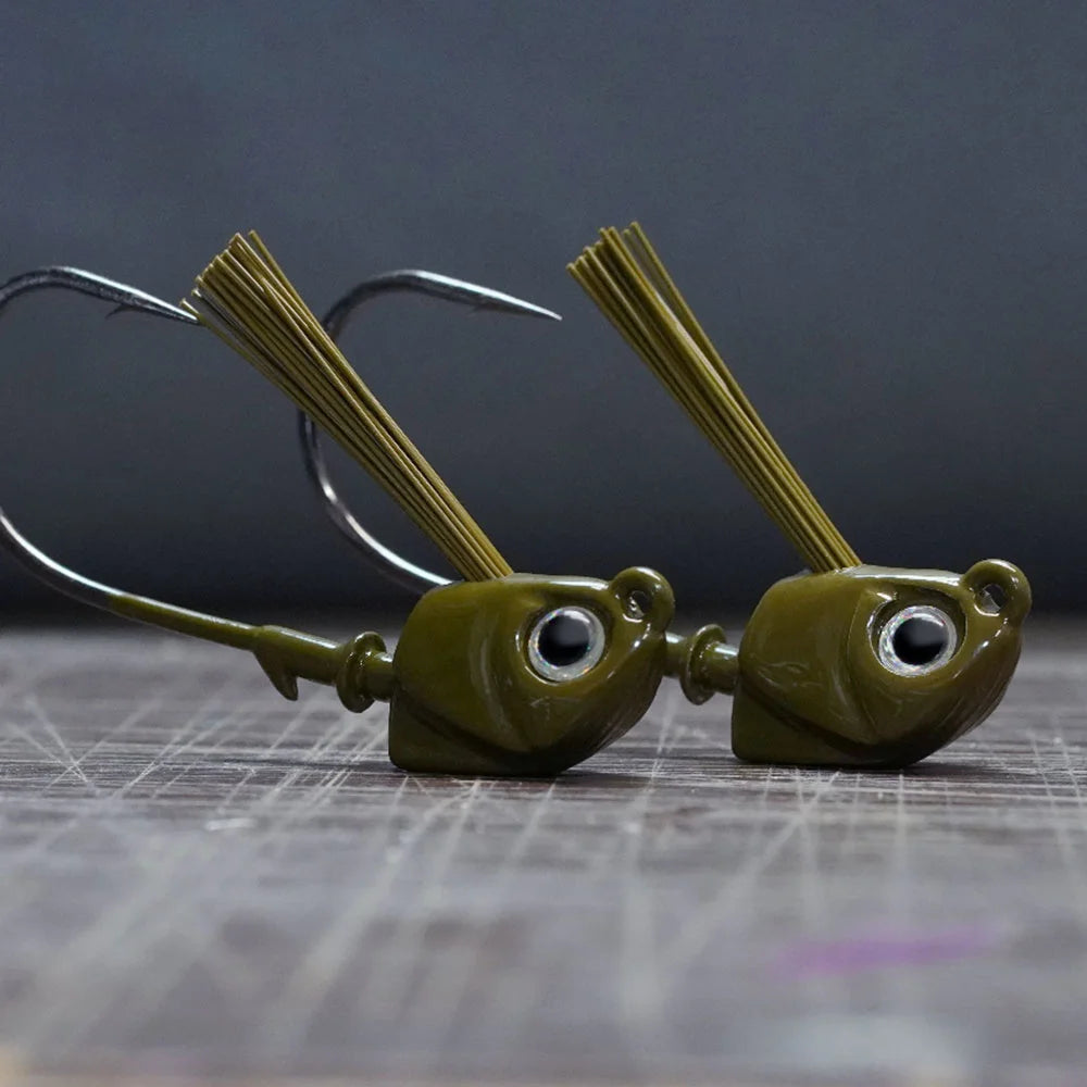 Warbaits Weedless Swimbait Head - Camo, 2pk
