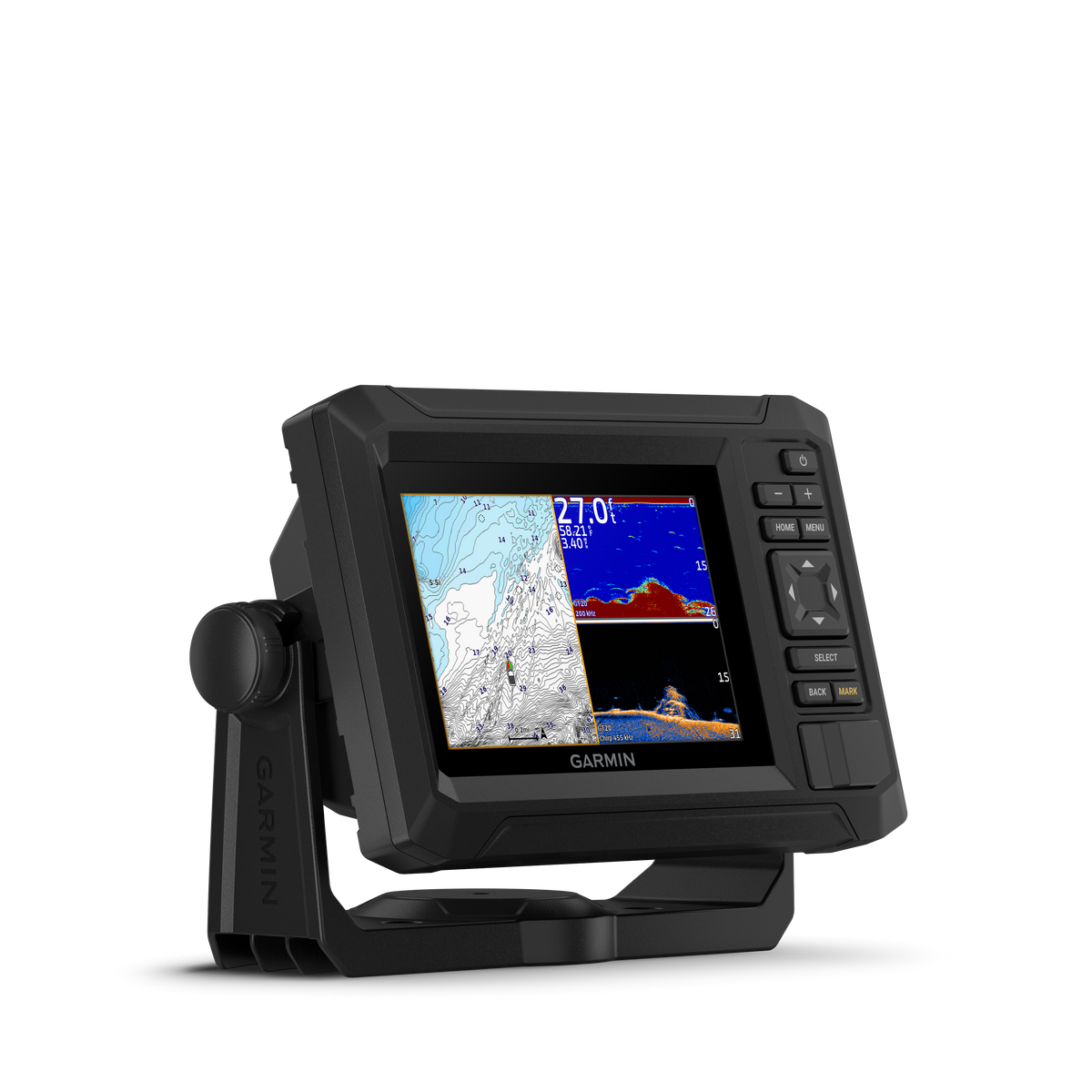 Garmin ECHOMAP UHD2 54cv with GT20-TM Transducer and Garmin Navionics+ U.S. Coastal & Great Lakes Mapping